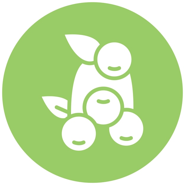 Vectorontwerp Cranberries Icon Style