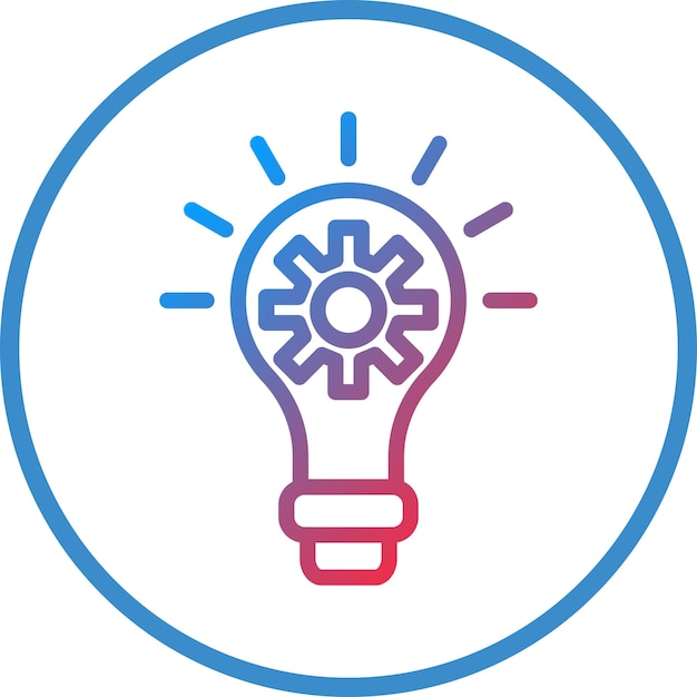 Vectorontwerp Creatief proces Icon Style