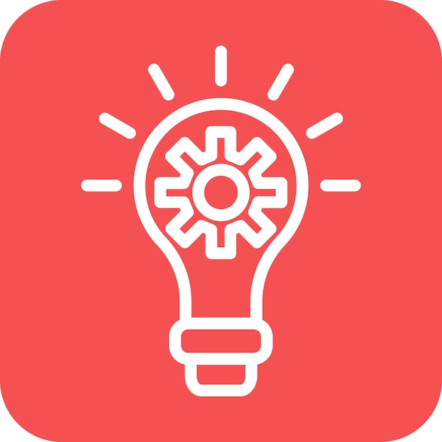 Vectorontwerp Creatief proces Icon Style