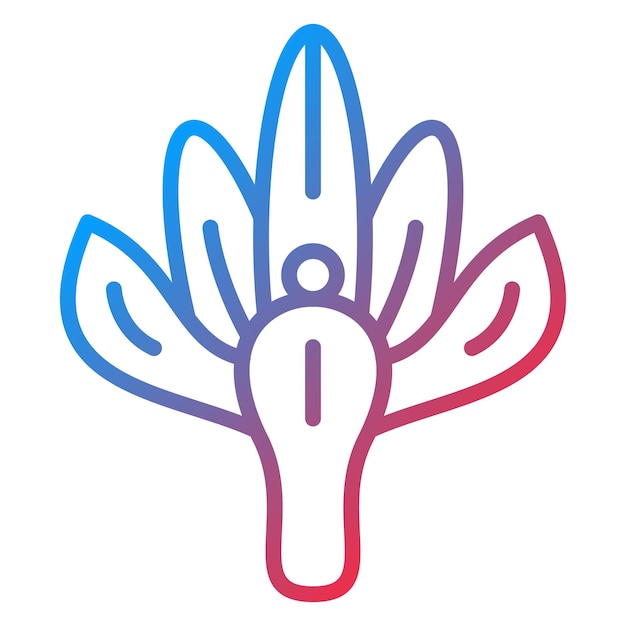 Vectorontwerp Crocus Icon Style