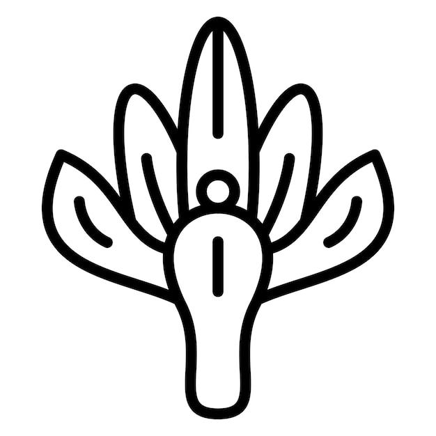 Vectorontwerp Crocus Icon Style