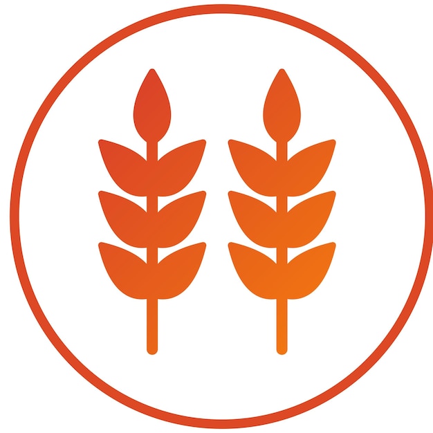 Vectorontwerp Crops Icon Style