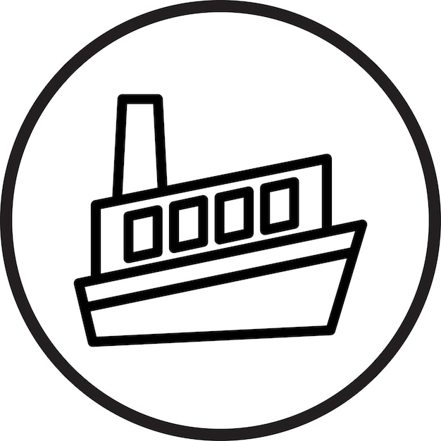 Vectorontwerp Cruise Icon Style