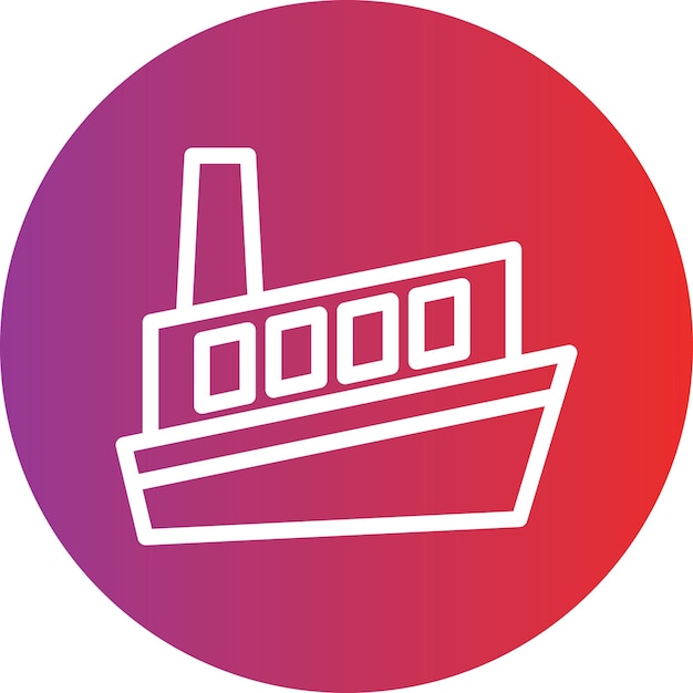 Vectorontwerp Cruise Icon Style