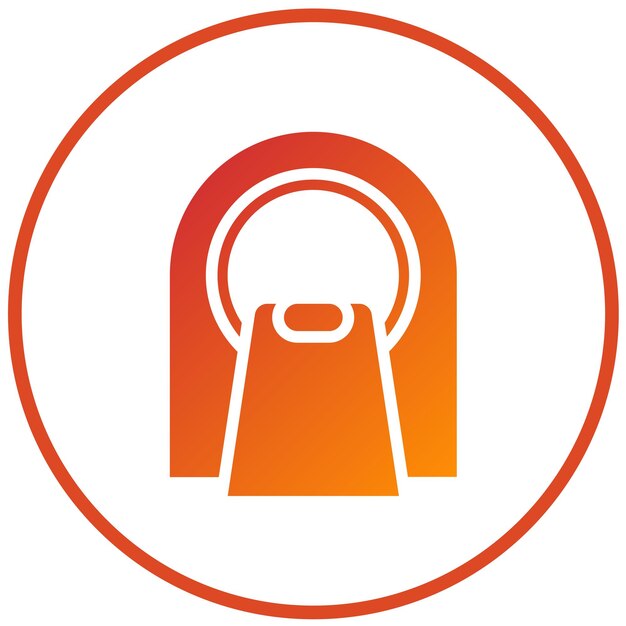 Vectorontwerp CT Scan Icon Style