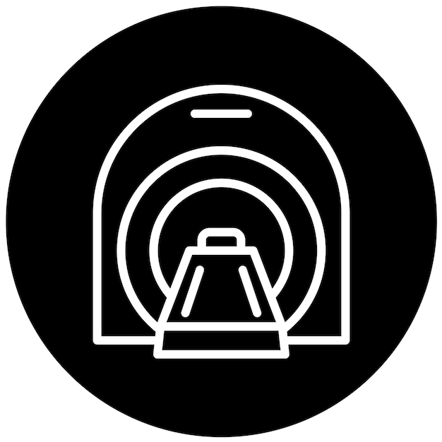 Vectorontwerp CT-scanner Icon Style