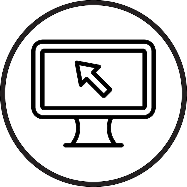 Vectorontwerp Cursor Icon Stijl