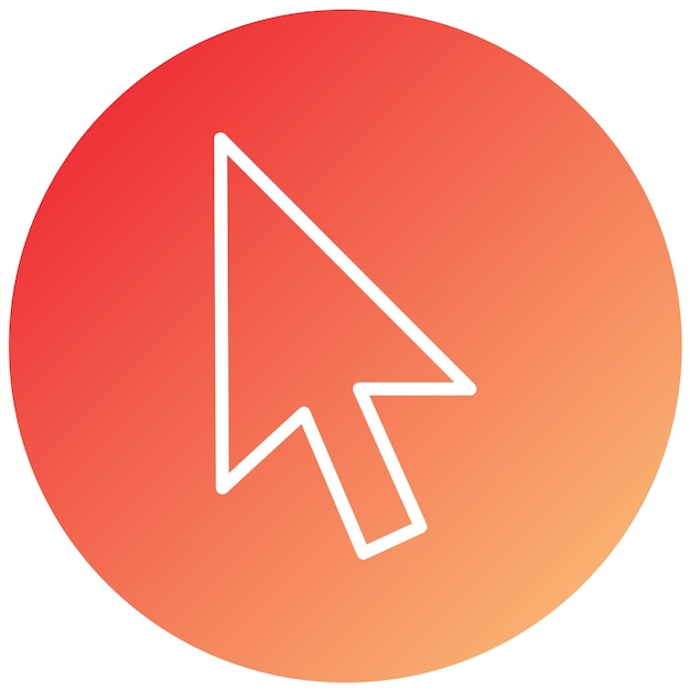 Vectorontwerp Cursor Icon Stijl