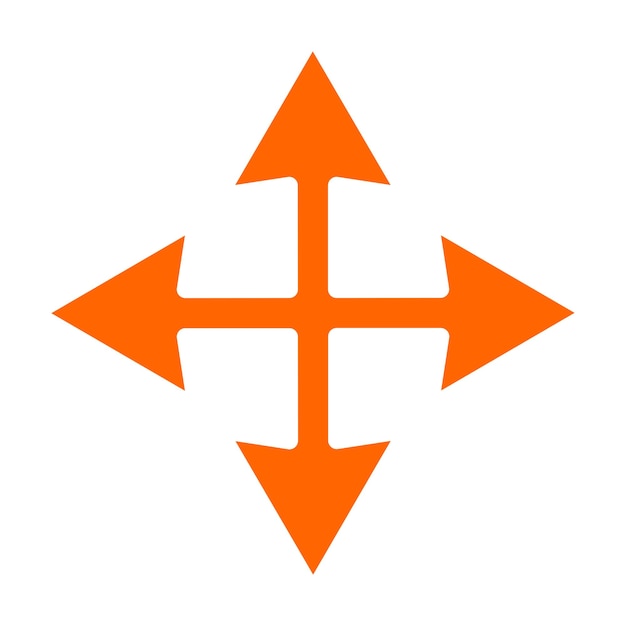 Vectorontwerp Cursor Move Icon Style
