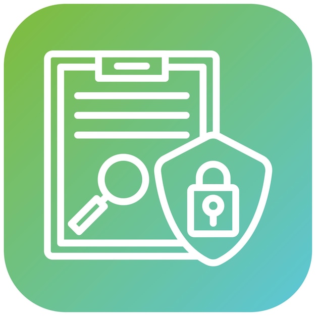 Vectorontwerp Cyber Incident Response Icon Style