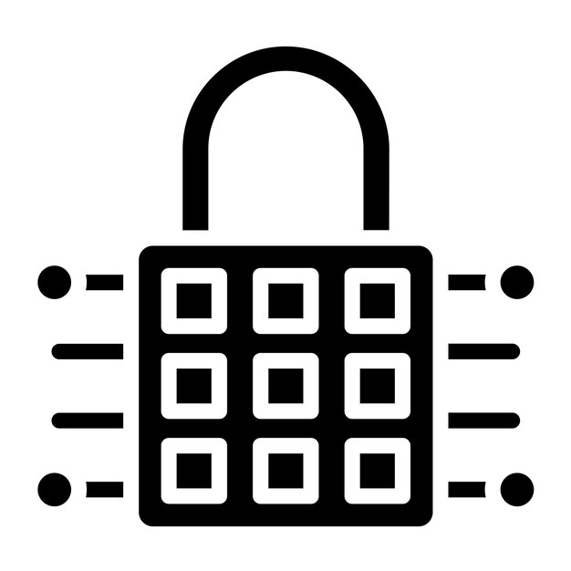 Vectorontwerp CyberMatrix Icon Style