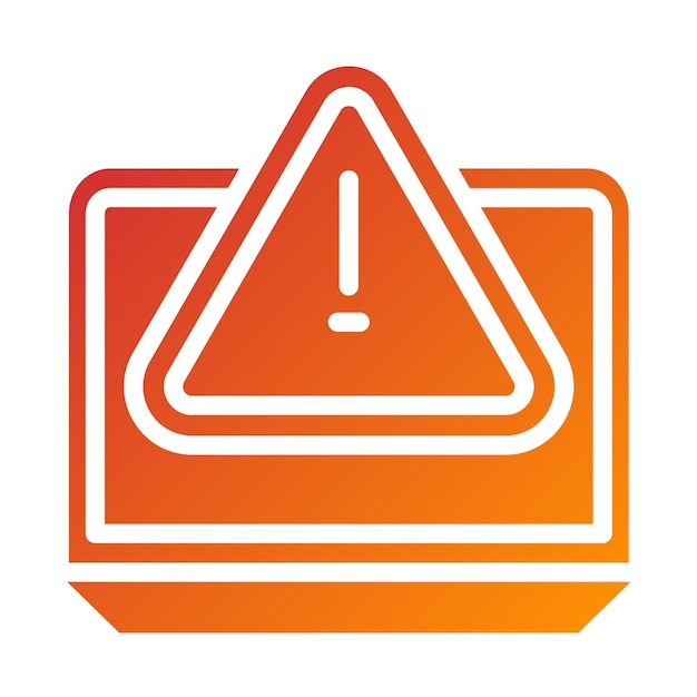 Vectorontwerp Cyberrisk Icon Style