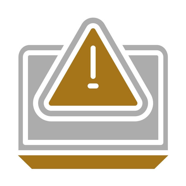 Vectorontwerp Cyberrisk Icon Style