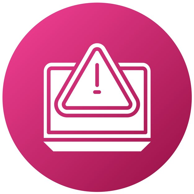 Vectorontwerp Cyberrisk Icon Style