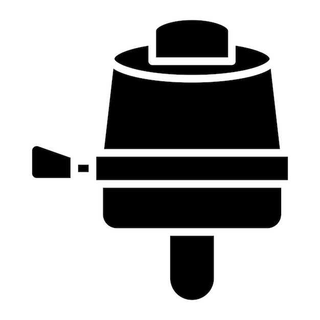 Vector vectorontwerp cycle bell icon style