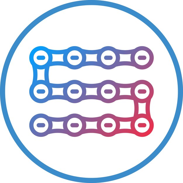 Vectorontwerp Cycle Chain Icon Style