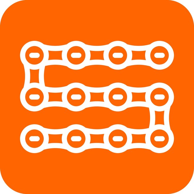 Vectorontwerp Cycle Chain Icon Style