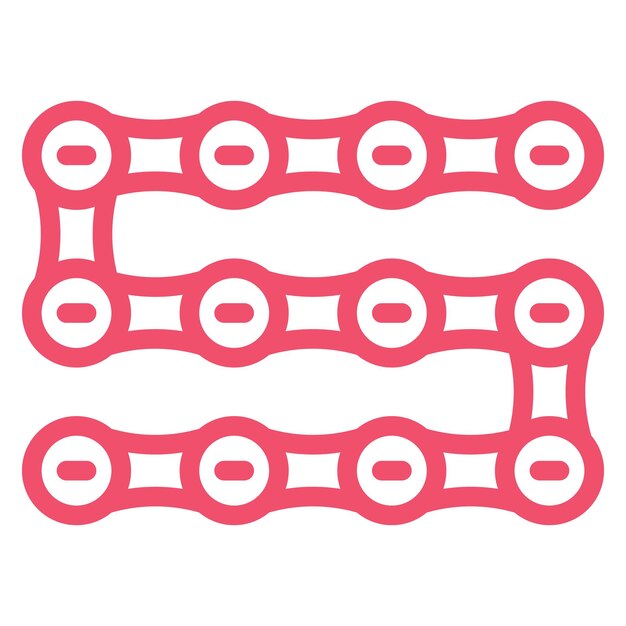 Vector vectorontwerp cycle chain icon style