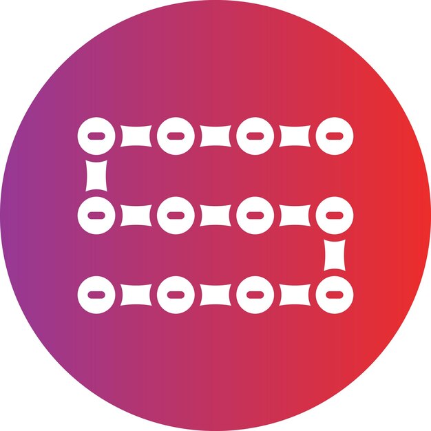 Vectorontwerp Cycle Chain Icon Style