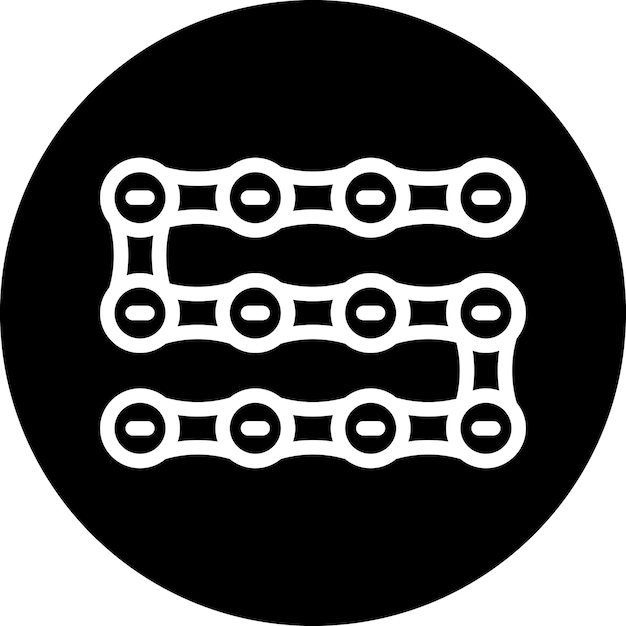 Vectorontwerp Cycle Chain Icon Style