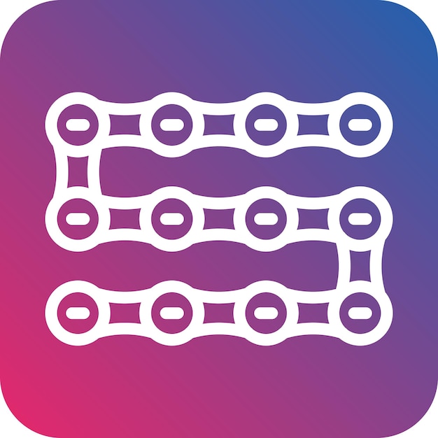 Vectorontwerp Cycle Chain Icon Style