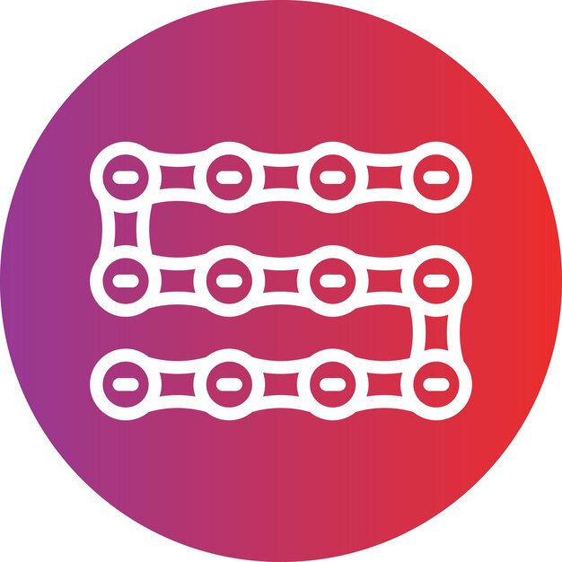 Vectorontwerp Cycle Chain Icon Style