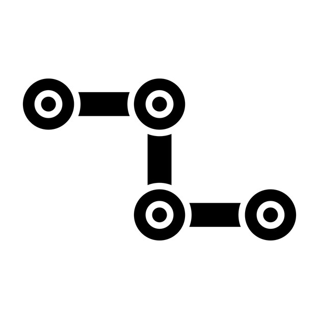 Vectorontwerp Cycle Chain Icon Style