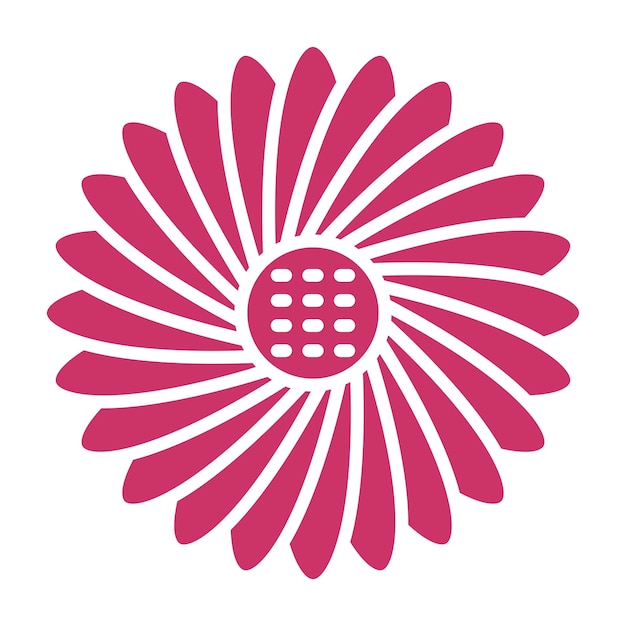 Vectorontwerp Daisy Icon Style