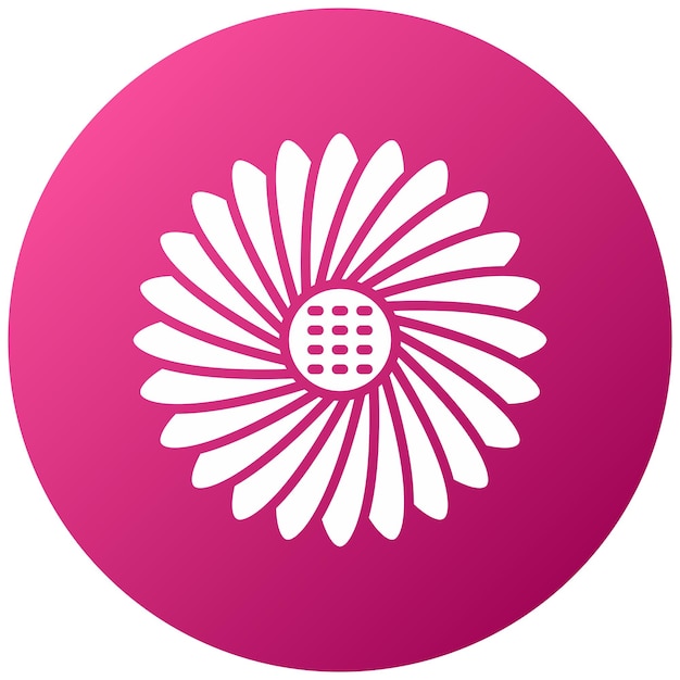 Vectorontwerp Daisy Icon Style