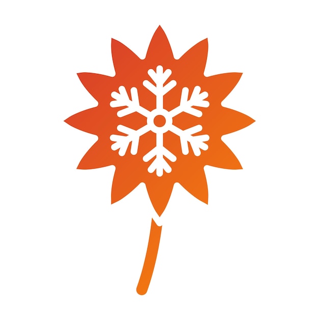 Vectorontwerp Dandelion Icon Style