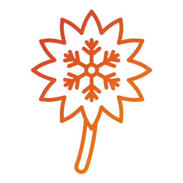 Vectorontwerp Dandelion Icon Style