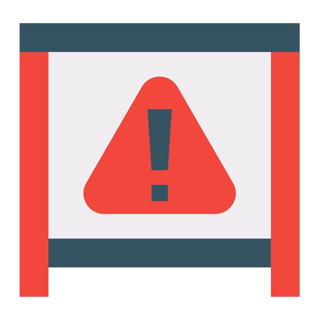 Vector vectorontwerp danger icon style