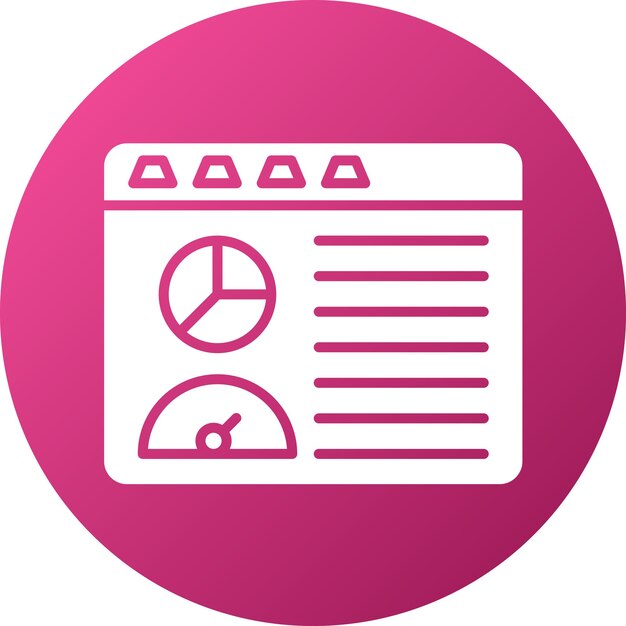 Vectorontwerp Dashboard Icon Style