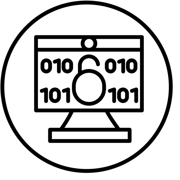 Vectorontwerp Data Leak Icon Style