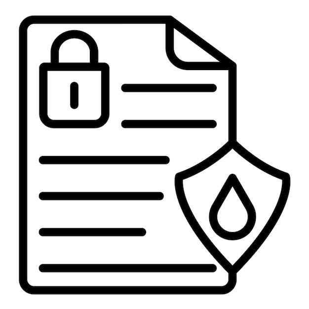 Vectorontwerp Data Leak Icon Style