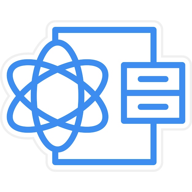Vectorontwerp Data Science Icon Stijl