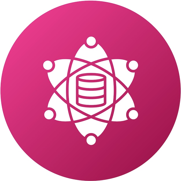 Vectorontwerp Data Science Icon Stijl
