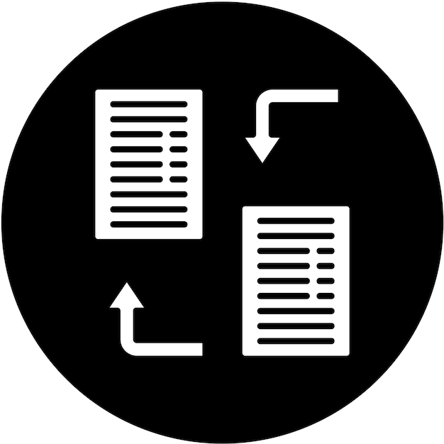 Vectorontwerp Data Transfer Icon Stijl
