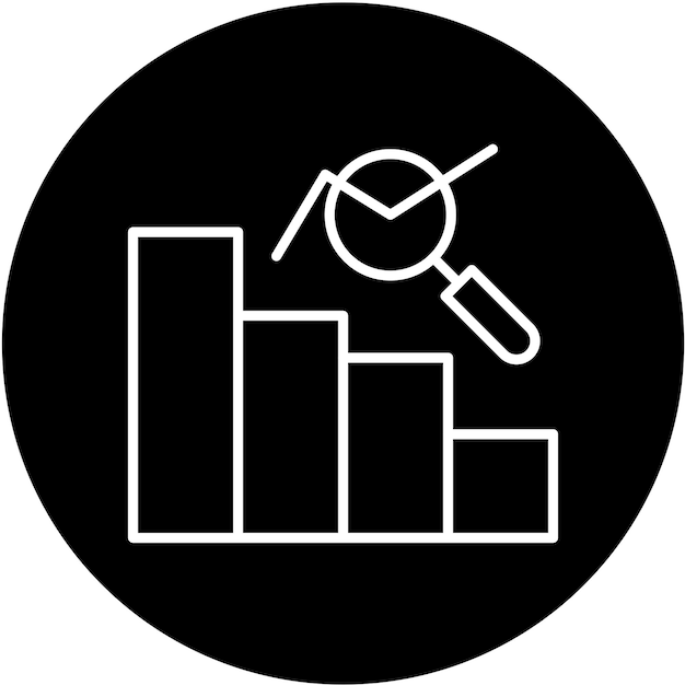 Vectorontwerp Dataanalyse Icon Stijl