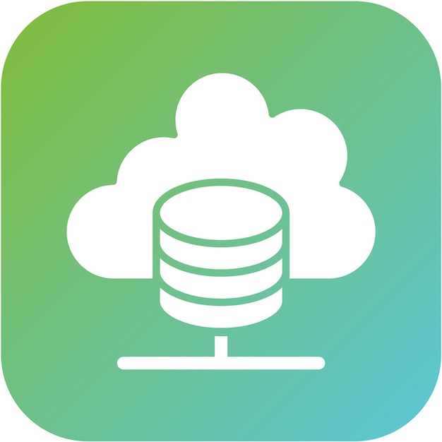 Vectorontwerp Database Icon Style