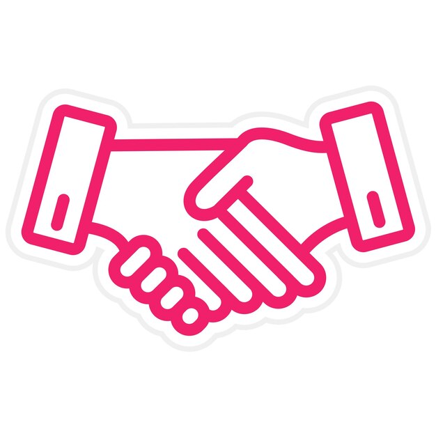 Vectorontwerp Deal Icon Style