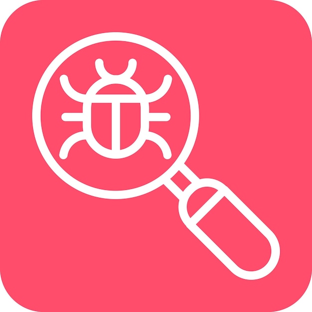 Vectorontwerp Debug Icon Style