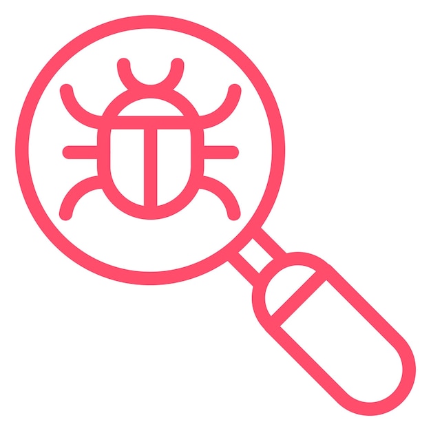 Vectorontwerp Debug Icon Style