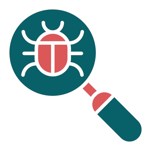 Vectorontwerp Debug Icon Style
