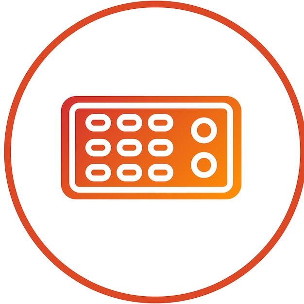 Vectorontwerp Decoder Icon Style
