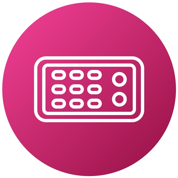 Vectorontwerp Decoder Icon Style