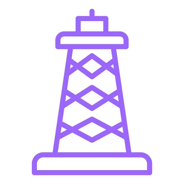 Vectorontwerp Derrick Icon Style
