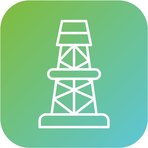 Vectorontwerp Derrick Icon Style