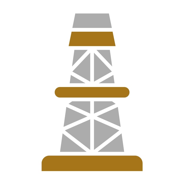 Vectorontwerp Derrick Icon Style