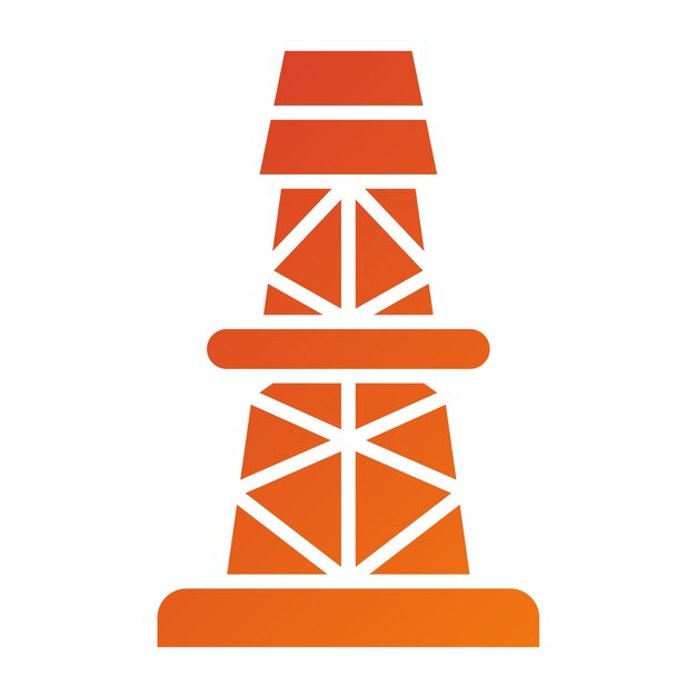 Vectorontwerp Derrick Icon Style